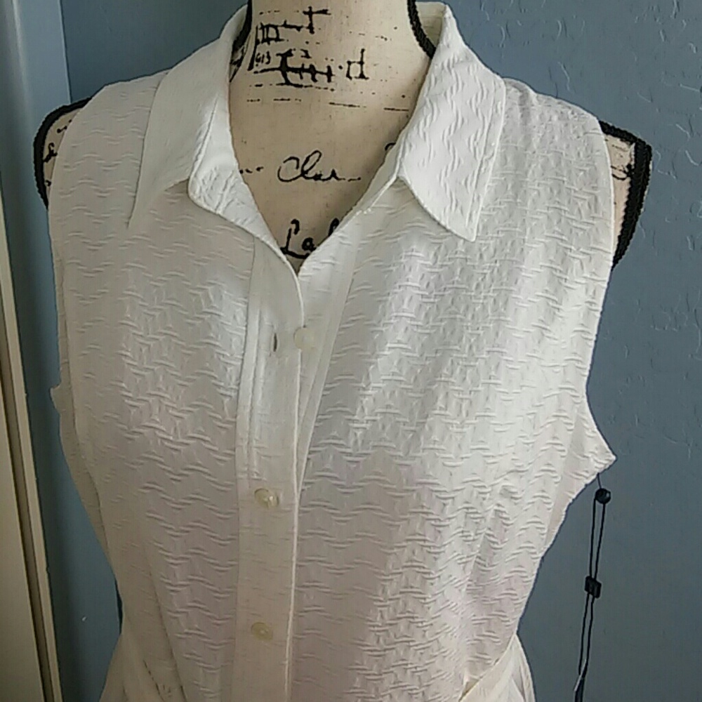 Tommy Hilfiger textured shirt dress - Picture 4 of 5